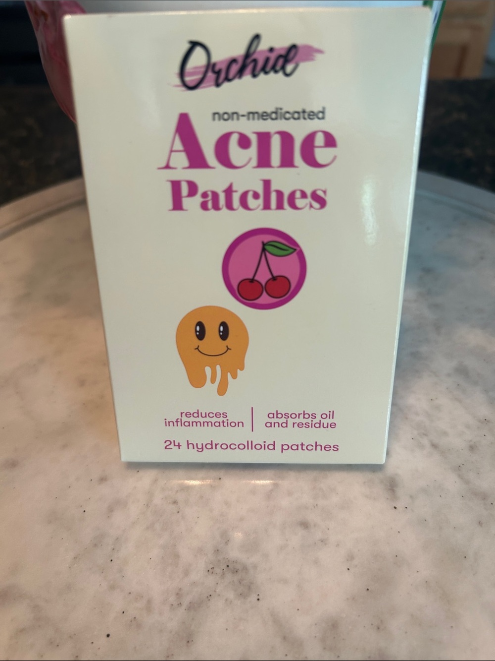 Non‑Medicated Acne Patches — Pink Hydrocolloid Spot Treatment